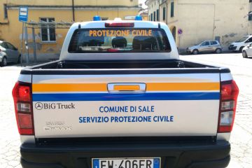 Il nuovo mezzo operativo in dotazione al gruppo Comunale dei Volontari di Protezione Civile acquistato e allestito grazie anche al contributo della Fondazione CRT di Torino - ISUZU D-Max Crew 4X4 PickUp